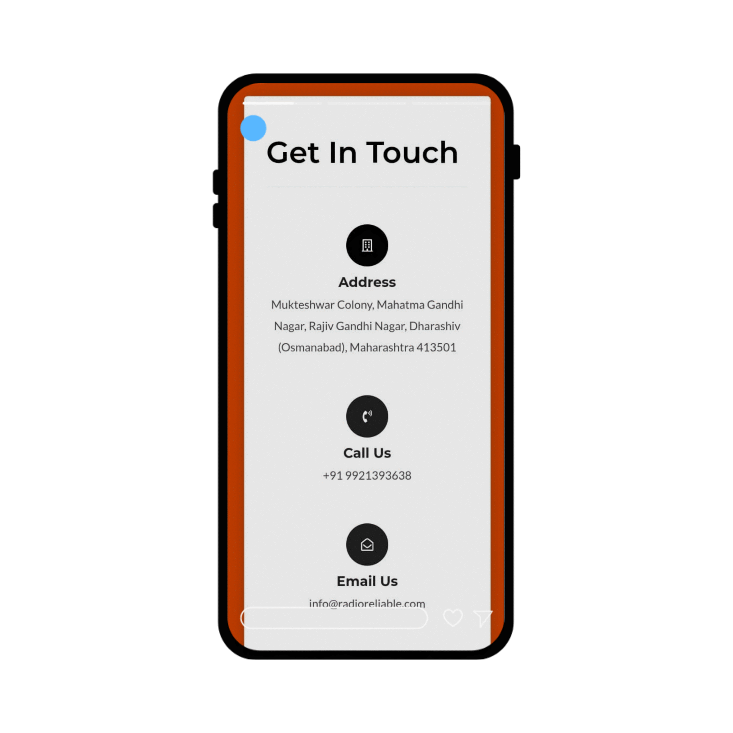 RADIO RELIABLE CONTACT